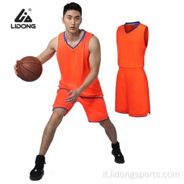 Basketball Jersey Unifort Design delle maglie da basket personalizzate